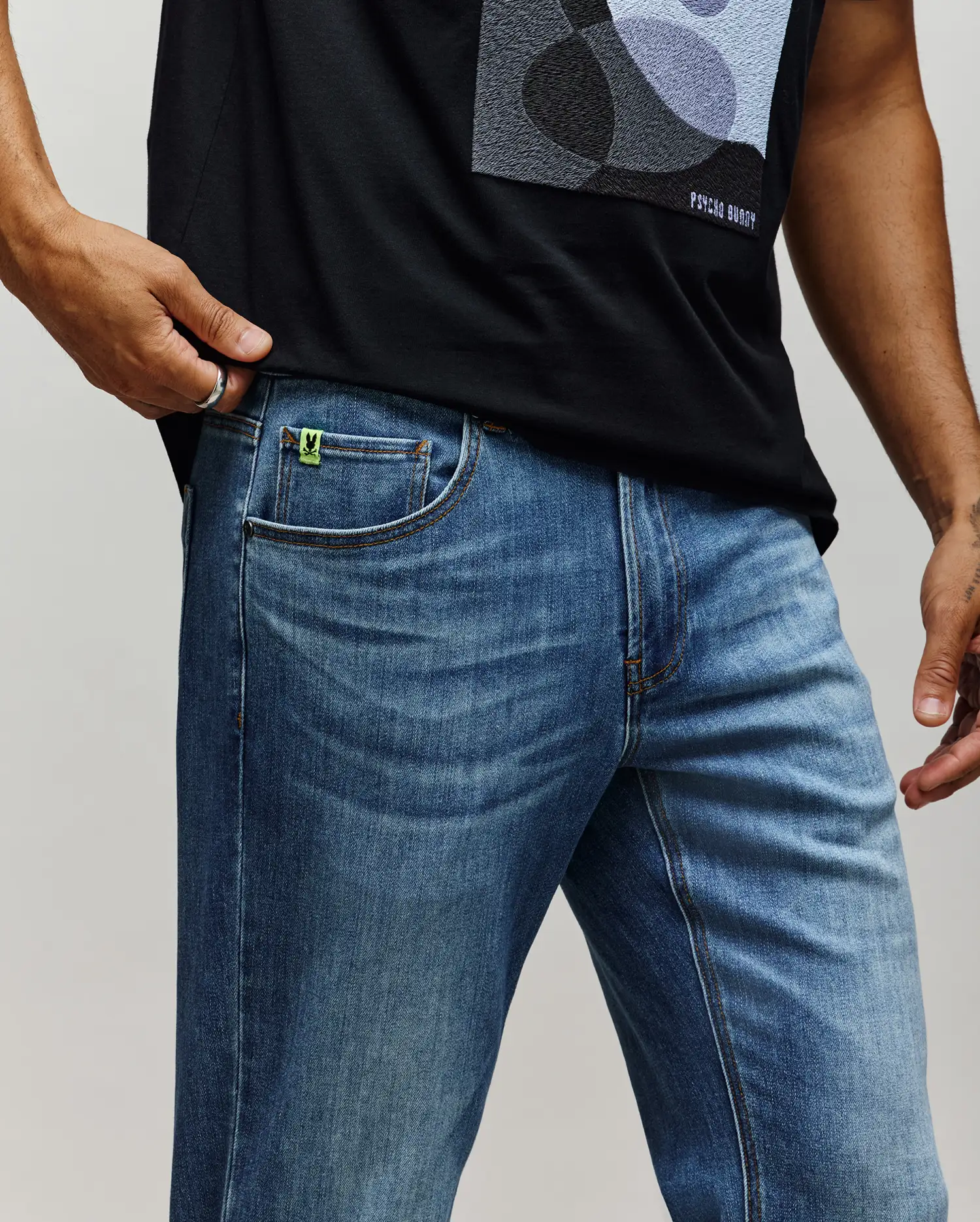 MENS EMERSON SLIM FIT DENIM PANT - MB0600020 - Image 3