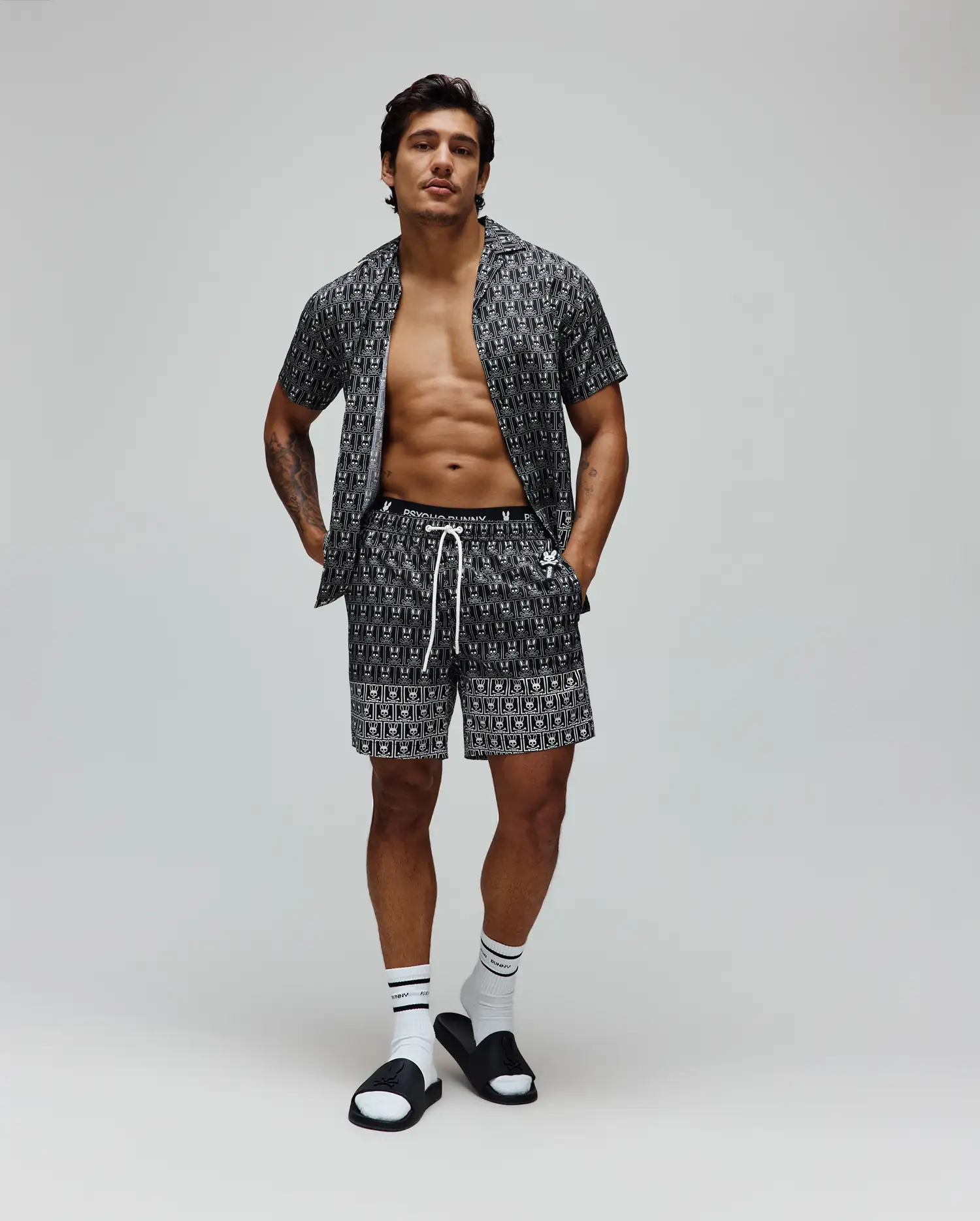 MENS KEON ALL OVER BUNNY SWIM TRUNK - MB1000099 - Image 4
